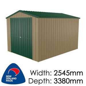 Duratuf Kiwi Shed Gable End 2.5×3.4 Double Hinged Doors