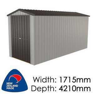 Duratuf Kiwi Shed Gable End 1.7×4.2 Double Hinged Doors