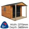 10m2 Sheds: Classic Cedar Dover Timber Garden Shed