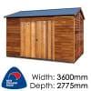 Finger Jointed Cedar Bristol Timber Garden Shed