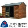 10m2 Sheds: Finger Jointed Cedar Urban Timber Garden Shed