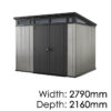 Keter Artisan 9×7 Outdoor Storage Shed