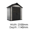 Keter Oakland 754 Outdoor Storage Shed