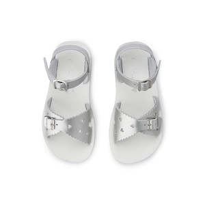 Kids Shoes And Gumboots: Saltwater Sweetheart Silver Kids