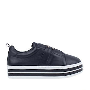 Loafers Slip Ons: Alfie & Evie Ophelia Black
