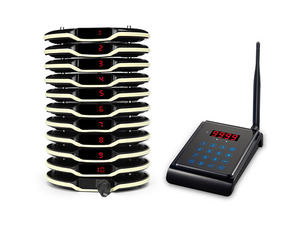 Products: Guest Paging System – Base with 10 Receivers Guest Paging Systems