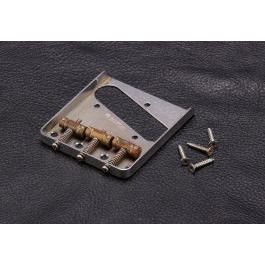 Products: Gotoh Relic Telecaster Bridge - Aged Chrome
