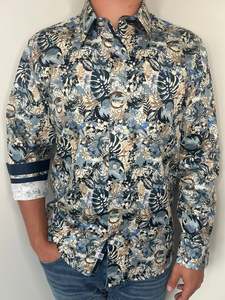 JL L/S Shirt - Monstera Floral Multi