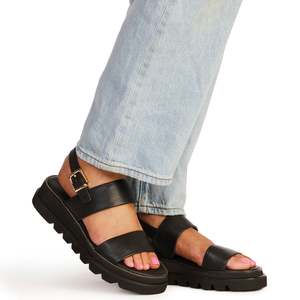 Kathryn Wilson: Portia Sandal - Black Calf