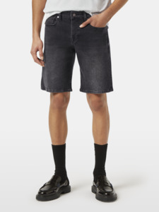 Ralston Slim Fit Denim Short - Black Night