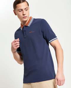House Collar Polo Tee - Dark Navy