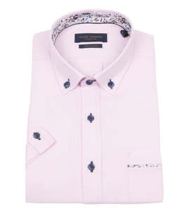 Guide London: S/S Shirt w/Contrast Detail