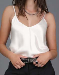 Storm: Liquid Satin Cami - Ivory