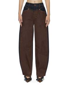Ksubi Womens: Barrel Jean Original Spliced - Denim