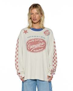 Pitt Lane Boyfriend S/S Tee - Oat