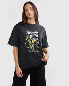 Botanic Tee - Vintage Black