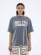 Pelly World Tour Tee - Washed Grey