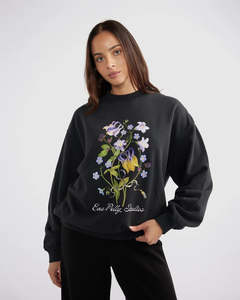 Botanic Sweatshirt - Vintage Black