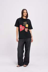 Maku The Label: Treasures Oversize Tee - Black