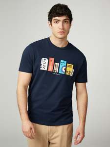 Tour Tickets Tee - Dark Navy