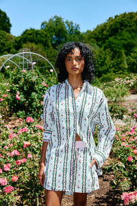 Aston Studio: Buddy Shirt - Antique Rose Stripe