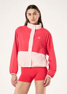 Pe Nation: Technique Spray Jacket - Strawberry