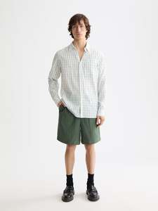 Mens Shorts: Fave Tonal Striped Short - Thyme