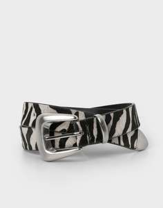Zebra Print Belt
