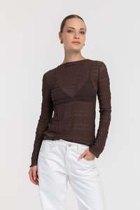 Gigi Top - Chocolate