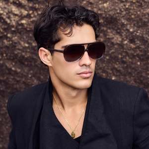 Bang Bang - Transparent Chocolate Fade to Crystal w. Gold Metal/Brown Lens