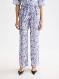 Gia Mid Rise Wide Leg Pant - Dancer Lavender