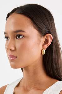 Jewellery: Tear Drop Stud Earring