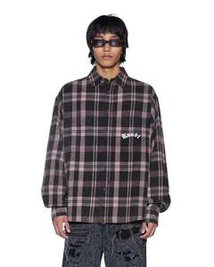 Vulture Flannel LS Shirt - Plum