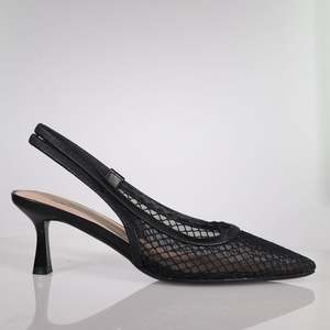 Womens Footwear: Mist Mesh Heel - Black Mesh