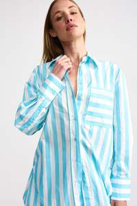Buddy Shirt - Carribean Stripe
