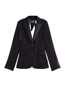 Tuxedo Blazer - Evening Black