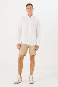Mens Shorts: Rocko Bermuda Short - Hessian