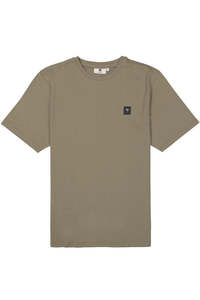 Mens T Shirts: Geometric Medallion Pattern Tee - Vetiver