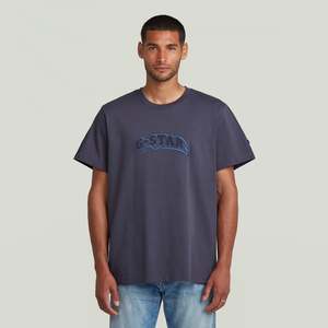 Patches Loose Tee - India Ink