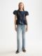 Cap Sleeve Peplum Top - Pheasant