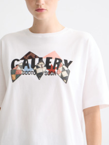 Elevated Artwork Loose Fit - Bright White