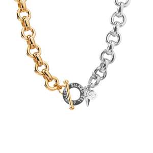 Heirloom Two Tone Necklace - Silver/Gold