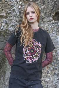 Fleur-Tastic Tee - Vintage Black