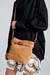Rider Mini Bucket Bag - Tan