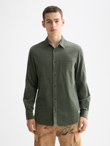 Corduroy Regular Fit Shirt - Thyme