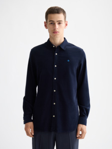 Corduroy Regular Fit Shirt - Sky Captain
