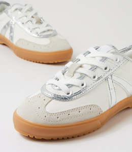 Asfvlt Swing Sneaker - White/Silver Croc