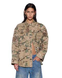 Astra Cargo LS Shirt - Woodland Camo
