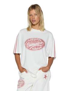 Genuine Boyfriend S/S Tee - Vintage White