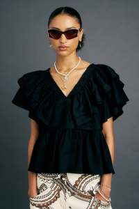 Karen Walker: Funfair Top - Black